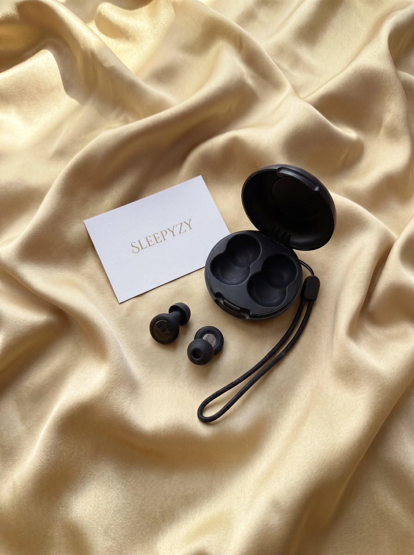 Sleepyzy — Le kit : boîtier, embouts, earplugs