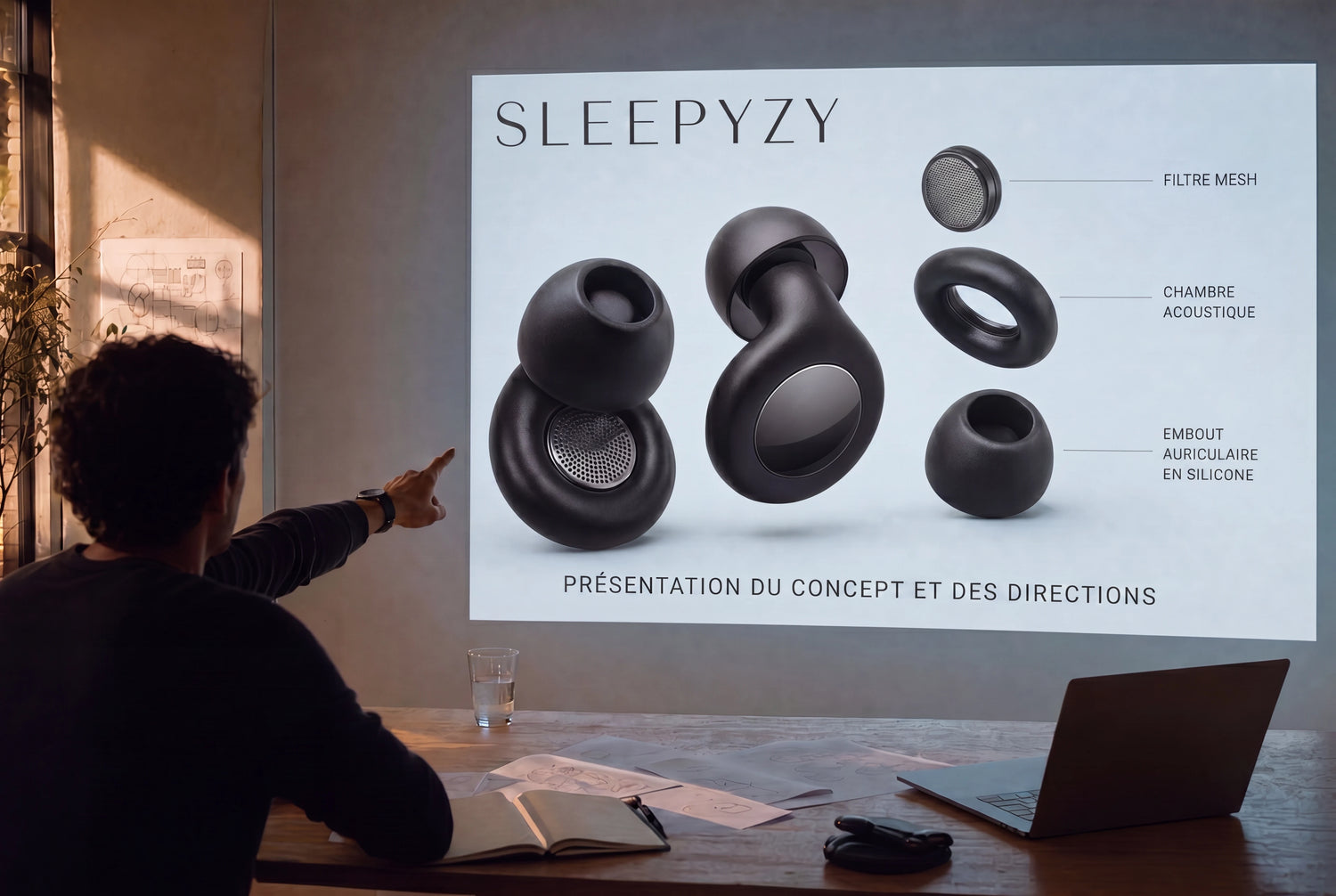 Sleepyzy — Schéma du Filtre Mesh, présentation du concept